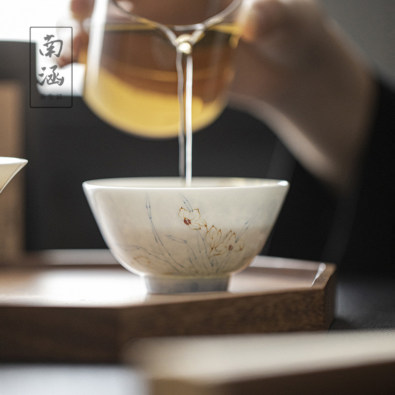 南涵超薄胎玉瓷主人杯釉下彩花语如故书怀青花手绘茶具个人杯茶杯,玩具/童车/益智/积木/模型,其它玩具,淘宝优惠券,粉丝福利购,淘宝优惠卷