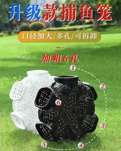 黄鳝笼子捕鱼笼鳝鱼泥鳅笼虾笼抓鱼笼装鱼篓捉鱼神器地网笼花篮网