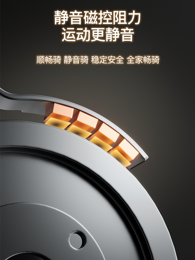 迪卡农动感单车可折叠家