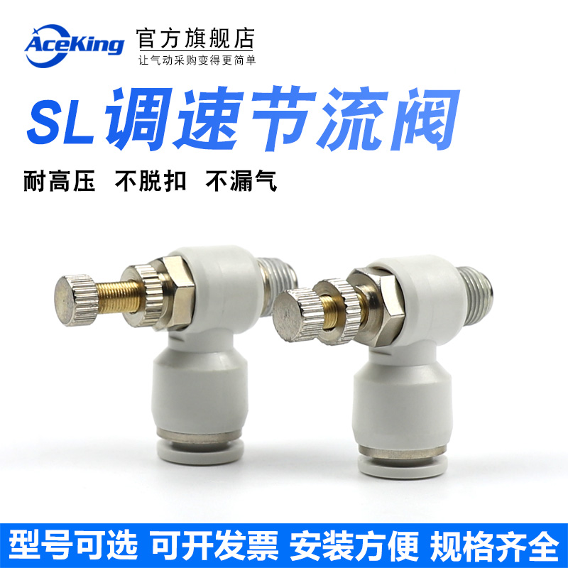 气缸管可调节阀接头限流