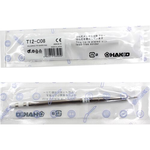 HAKKO 原厂正品 白光 T12-C08焊嘴 烙铁头 FX-951/950焊台专用