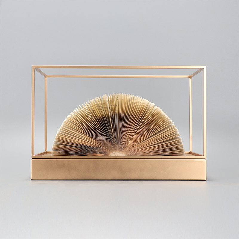 现代新中式创意铁艺折纸