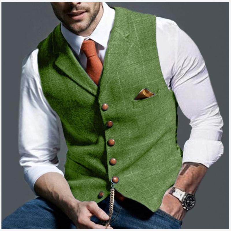 2023春秋季男士休闲格子背心男士马甲男装外套Waistcoat for men,男装,常规马甲,淘宝优惠券,粉丝福利购,淘宝优惠卷