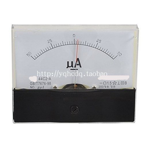 指针式直流微安表44C2-50uA正负50uA 44C2-±50uA正负微安表