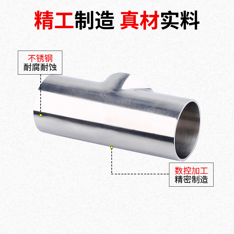 卫生级不锈钢焊接平口三