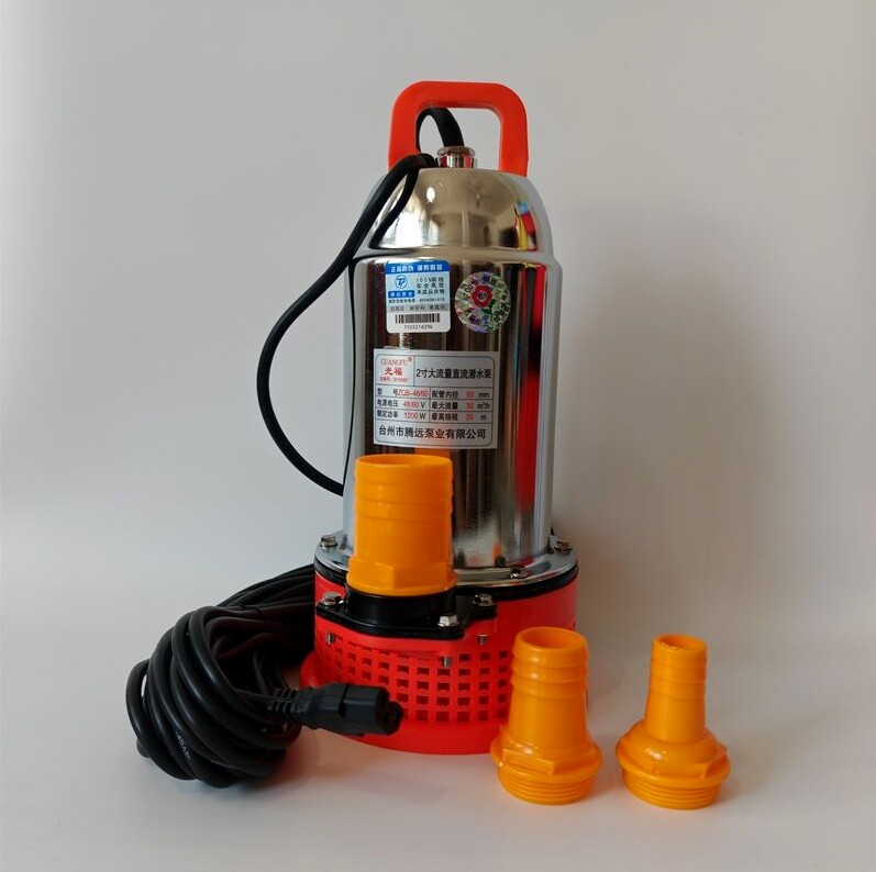 德国进口光福直流泵台州腾远富农大流量灌溉12V48V60V72V电动车农 - 实物图