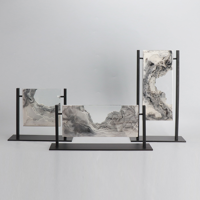 现代新中式创意假山雕塑