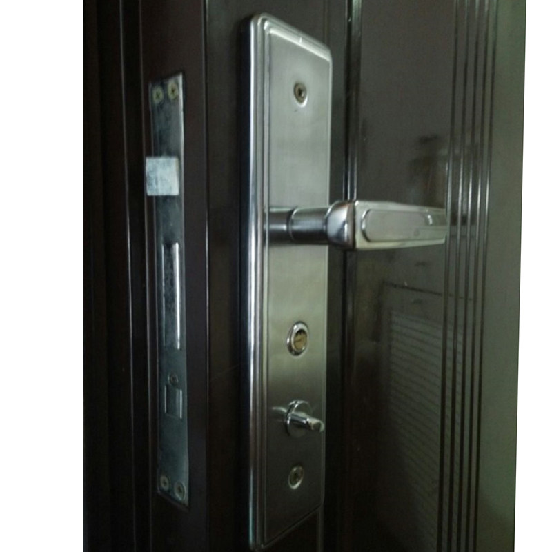 加厚盼盼防盗门把手美心防盗门锁防爆拉手飞云门执手