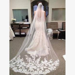 Veil Wedding Veils Long Comb Bridal With New Lace