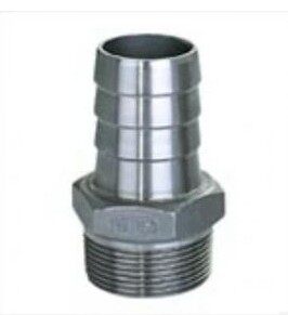 六角外牙软管接头/不锈钢皮管接头/宝塔头/变径接头/水管接头