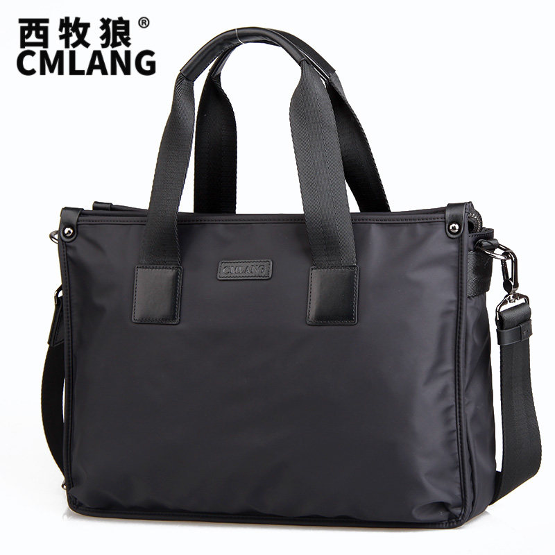 男士手提包横款 牛津布男包文件包大容量斜挎包帆布公文包男商务,箱包皮具/热销女包/男包,男士包袋,淘宝优惠券,粉丝福利购,淘宝优惠卷