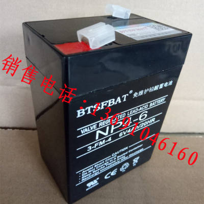 代替CHUANGNAI蓄电池XK06-006-00369 3FM4AH 6V4AH 20HR 玩具车用