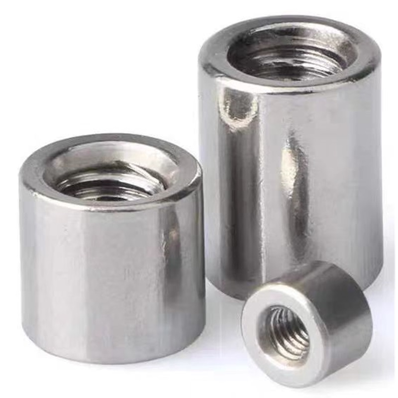 加长圆杆螺母不锈钢柱接