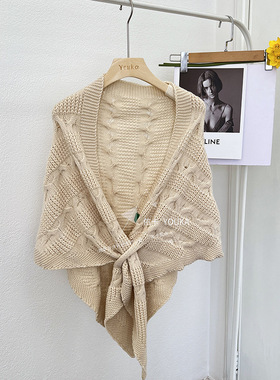Newly popular air-conditioned room shoulder cape with warm
