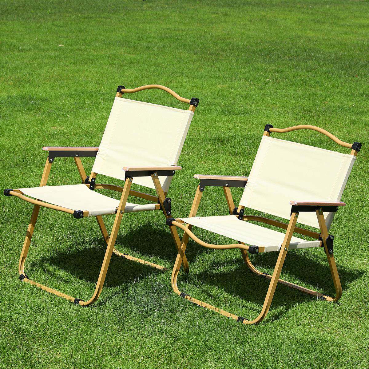 厂家碳钢折叠椅户外简约克比特折叠椅便携式露营车载折叠椅