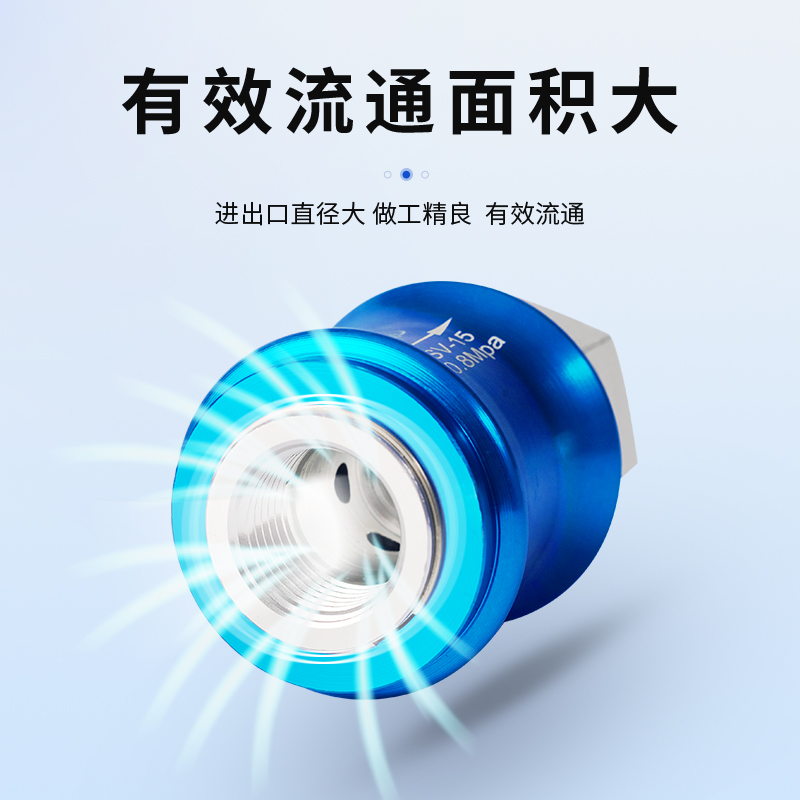 排气阀SF气动手滑阀hsv-06/08/10/15/10/20/25滑动开关SS手推阀FF