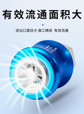 排气阀SF气动手滑阀hsv-06/08/10/15/10/20/25滑动开关SS手推阀FF