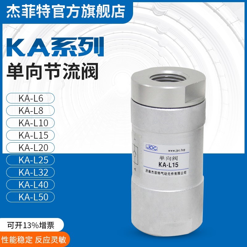 华能杰菲特单向阀KA-L6/KA-L8/KA-L10/KA-15/KA-20/25/32/40/50