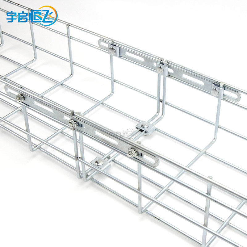 镀锌网格桥架机房布线304不锈钢丝网状开放式网线网络强弱电缆走