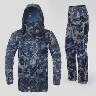 户外雨衣套装男款登山徒步男士套装钓鱼专用防水服全身防暴雨