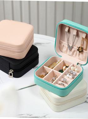 Travel Jewelry box jewelry bag portable Earring Box首饰盒