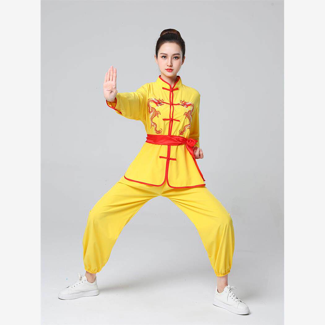 打鼓服练功服男女成人中国风舞狮舞龙服装武术演出服表演服秧歌服