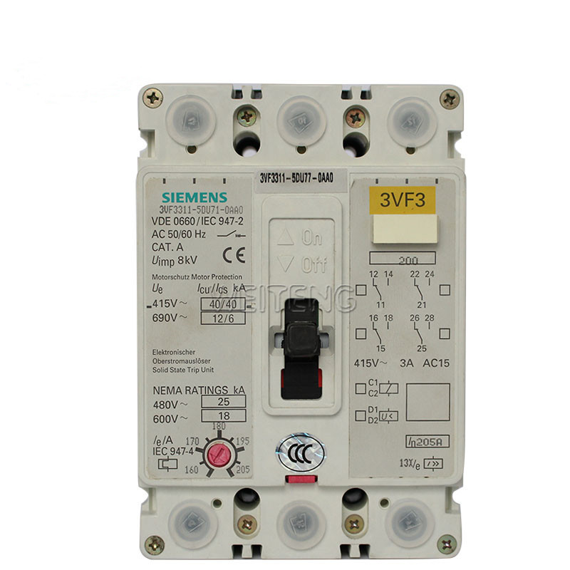 询价西门子3VF3311-5DU71-0AA0 空气开关200A 插入式三相塑壳断路