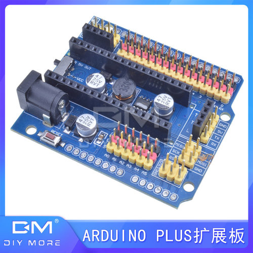 Micro PLUS扩展板2A/5V兼容NANO UNO LEONARDO MICRO