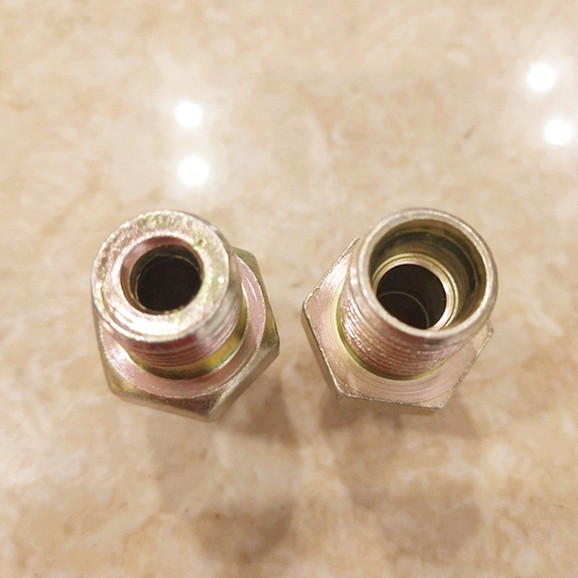 直通平型液压油管接头内