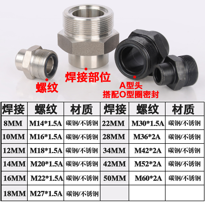 焊丝接单头烧液压高光杆