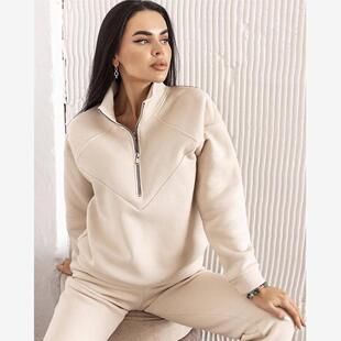 2022 hooded sweater 2-piece fleece casual suit women
