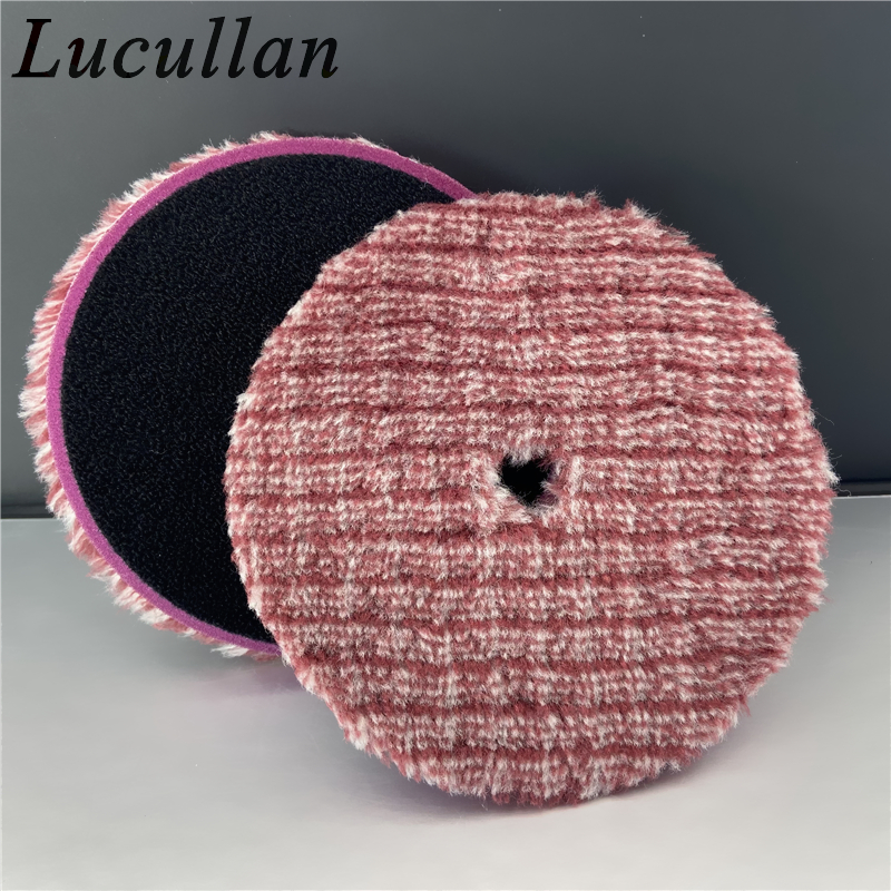 5寸汽车美容漆面抛光羊毛盘 粗中细短绒ROGADA机用去砂纸痕海绵盘