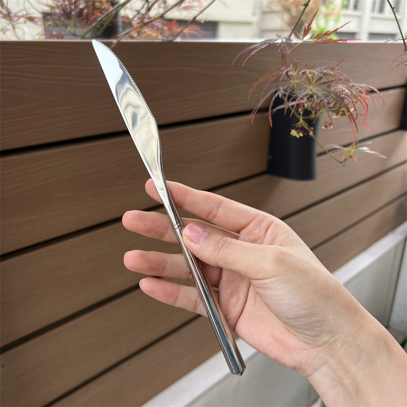 【好精致】不锈钢西餐刀牛扒刀带锯齿果酱刀黄油刀刮刀抹刀