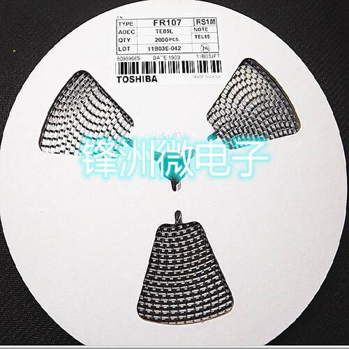 贴片二极管 FR107 RS1M SMA 1A 1000V DO-214AC 1盘2000个