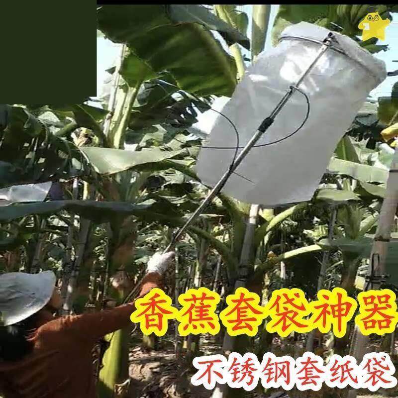 不锈钢香蕉套袋器香蕉套袋神器专用套香蕉袋子可伸缩工具机器园林