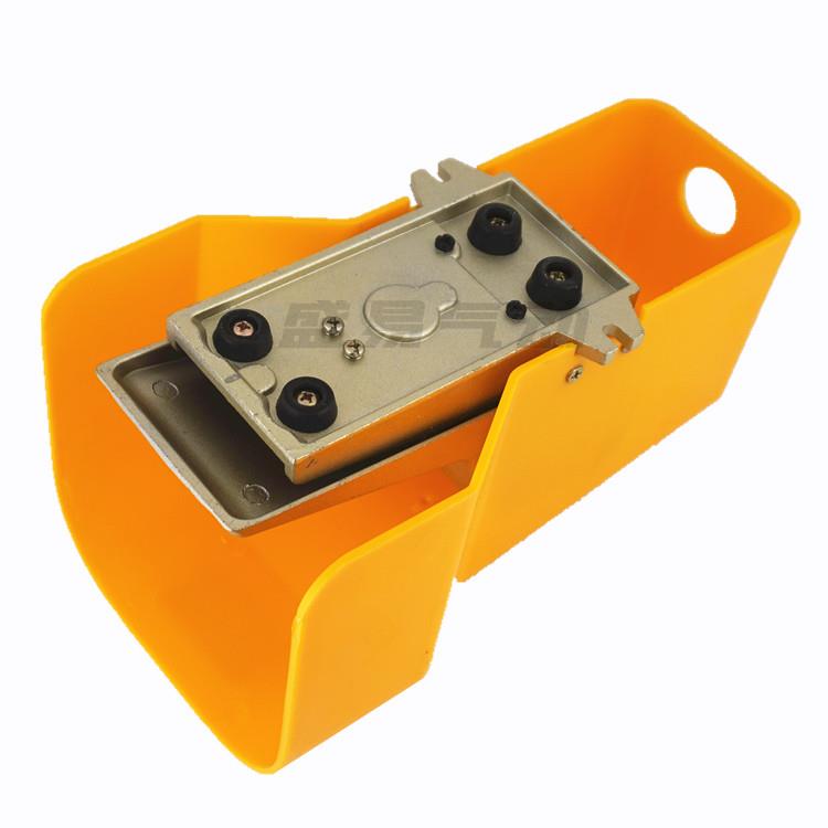 SGPC升光气动脚踏阀4F210-08G/LG二位五通脚踩式带锁带罩开关气阀