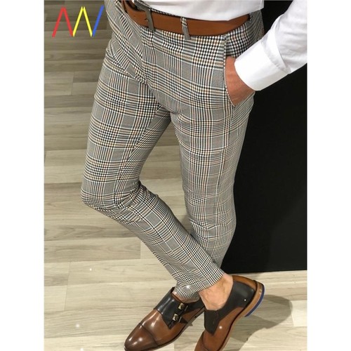 Trousers For Men Formal Mens Suit Pants Korean Quality Man