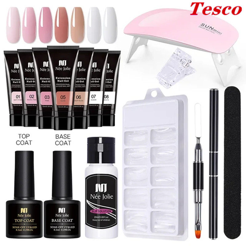 nail set UV Phototherapy Nail Polish Manicure extension Gel - 实物图