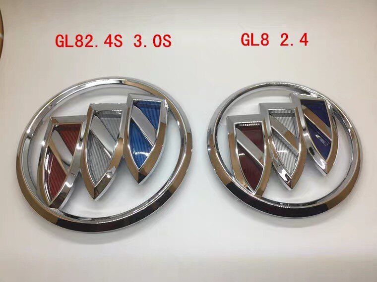 适用于别克新GL8中网标前标 GL8 2.4s 3.0S 前标志 GL8后车标尾标
