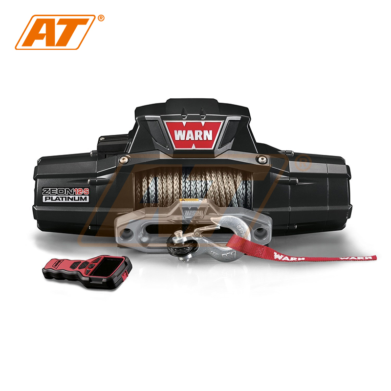 WARN智能白金绞盘机zeon12000磅尼龙绳救援装备外国进口越野绞盘