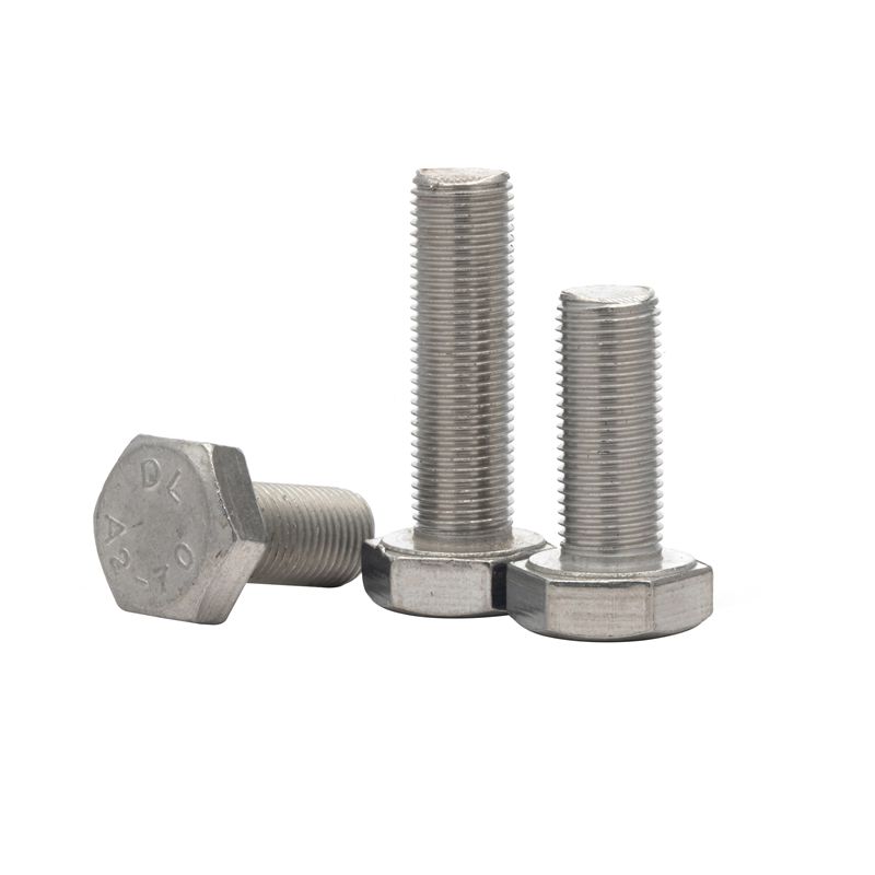 不锈钢细牙密幼外六角螺