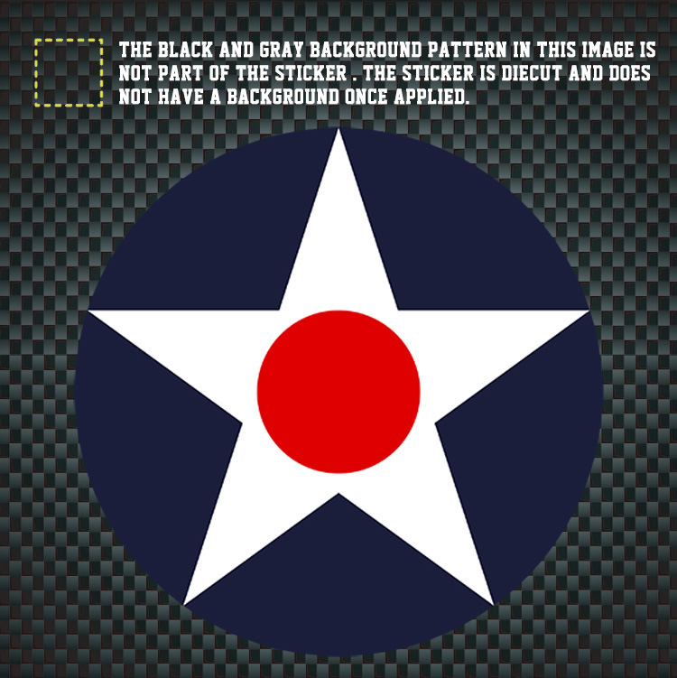 USAAC United States Army Air Corps  decal 美国航空兵车贴