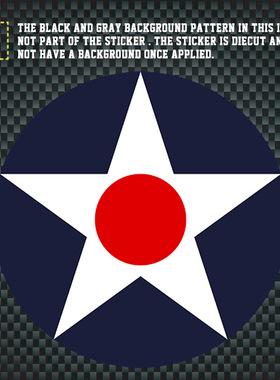 USAAC United States Army Air Corps  decal 美国航空兵车贴