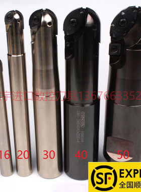 戴杰柳叶刀杆日本戴杰粗铣球刀杆16-50直径SWB30-200L柳叶型刀片