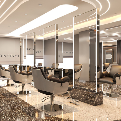 发廊专用大理石底座落地