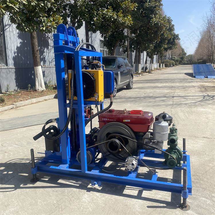 家用打井机电动柴油小型钻井设备液压岩层挖井机大口径打井设备