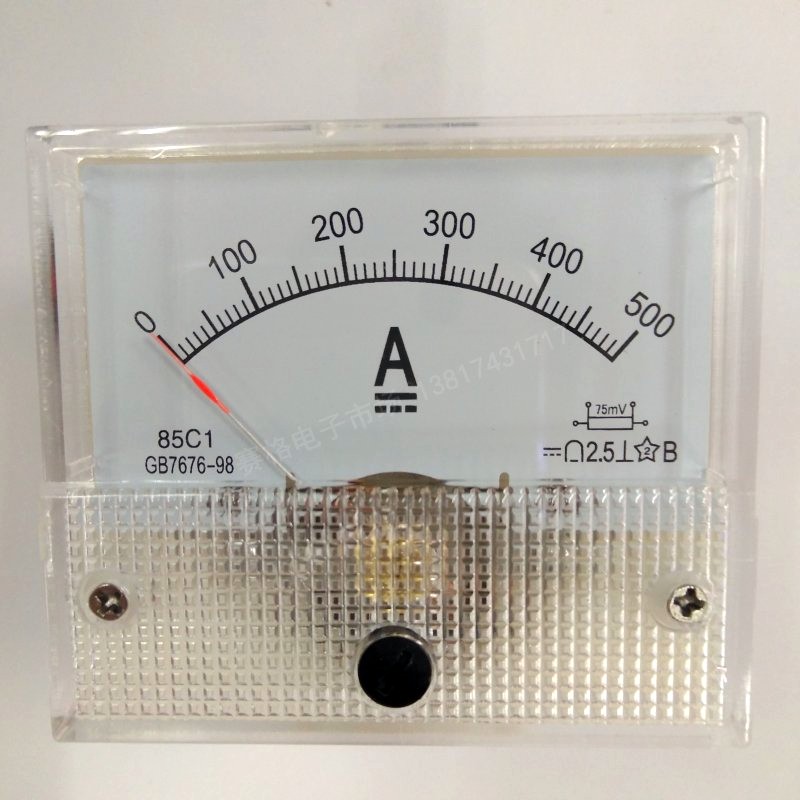 85C1 500A/75MV 750A 800A 1000A/75MV 1.5KA/75mv直流电流表安培