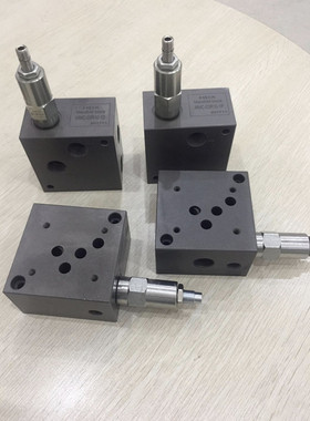 HDX液压油路块带插装溢流阀MMC-03R10-1P调压阀MMC-03R10-1D钢