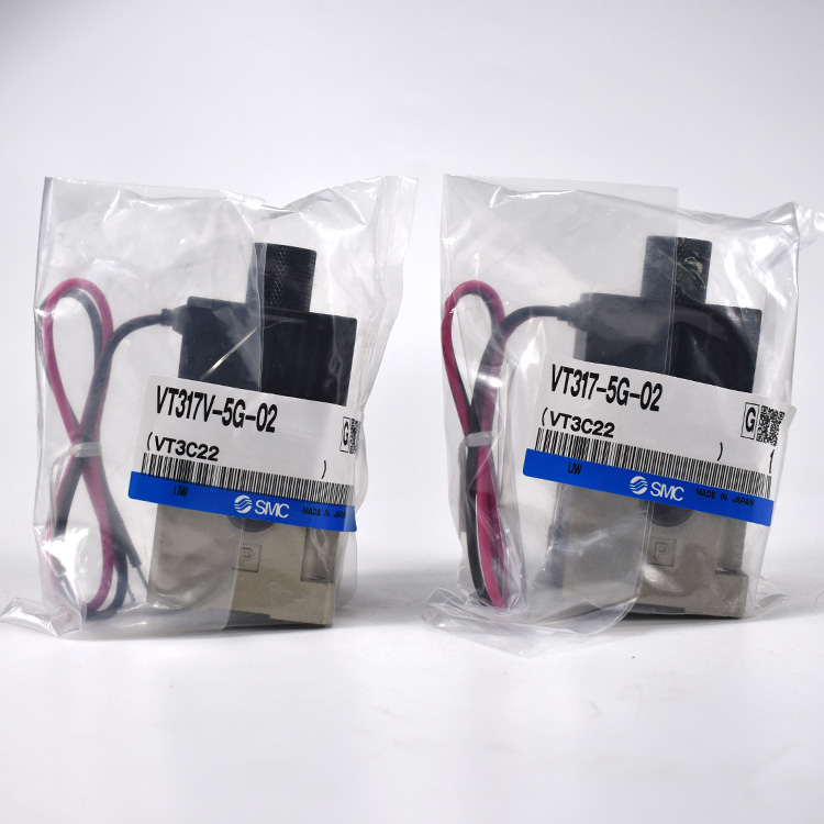 SMC原装VT317V/VT317-3D/4D/5D/6D-02直动式电磁阀