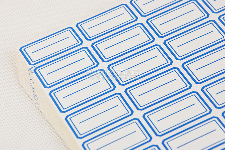 劲牌不干胶标签纸空白手写小标签贴纸口取纸标价贴价格签账本贴